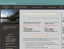 Tablet Screenshot of debtcollectioningermany.com
